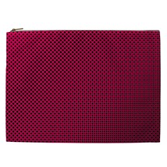 Red Black Pattern Background Cosmetic Bag (xxl)