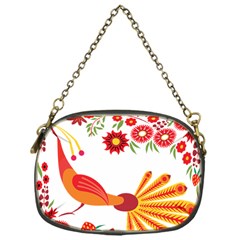 Peacock Pattern Chain Purse (one Side)