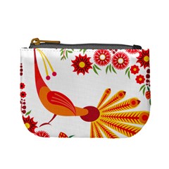 Peacock Pattern Mini Coin Purse by Mariart