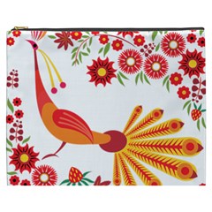 Peacock Pattern Cosmetic Bag (xxxl)
