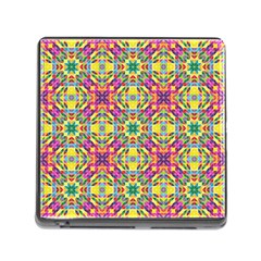 Triangle Mosaic Pattern Repeating Memory Card Reader (square 5 Slot) by Mariart