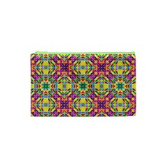 Triangle Mosaic Pattern Repeating Cosmetic Bag (xs) by Mariart