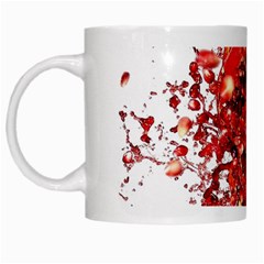 Red Pomegranate Fried Fruit Juice White Mugs