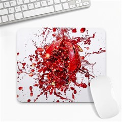 Red Pomegranate Fried Fruit Juice Large Mousepads by Mariart