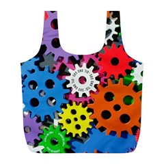 The Gears Are Turning Full Print Recycle Bag (l) by WensdaiAmbrose