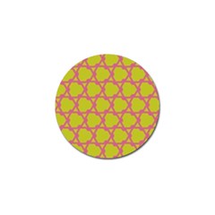 Pattern Background Structure Pink Golf Ball Marker by Pakrebo