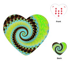 Fractal Julia Mandelbrot Art Playing Cards (heart) by Pakrebo