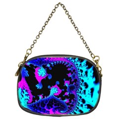 Fractal Pattern Spiral Abstract Chain Purse (one Side) by Pakrebo