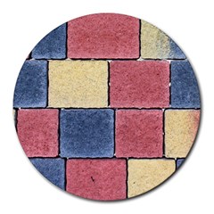 Model Mosaic Wallpaper Texture Round Mousepads