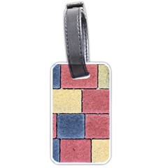 Model Mosaic Wallpaper Texture Luggage Tags (One Side) 