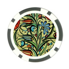 Mosaic Tile Art Ceramic Colorful Poker Chip Card Guard (10 Pack) by Pakrebo