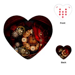 Steampunk, Wonderful Clockswork Playing Cards (heart) by FantasyWorld7