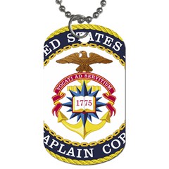 Seal Of United States Navy Chaplain Corps Dog Tag (two Sides) by abbeyz71