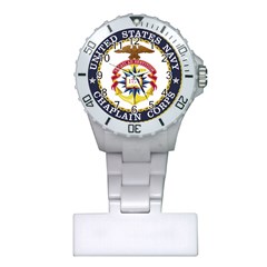 Seal Of United States Navy Chaplain Corps Plastic Nurses Watch