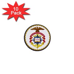 Seal Of United States Navy Chaplain Corps 1  Mini Buttons (10 Pack)  by abbeyz71
