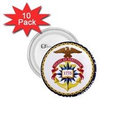 Seal Of United States Navy Chaplain Corps 1 75  Buttons (10 Pack) by abbeyz71