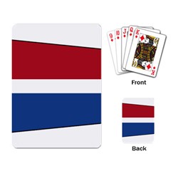 Royal Navy And Royal Netherlands Navy Church Pennant Playing Cards Single Design by abbeyz71