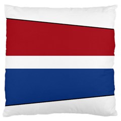 Royal Navy And Royal Netherlands Navy Church Pennant Standard Flano Cushion Case (two Sides) by abbeyz71