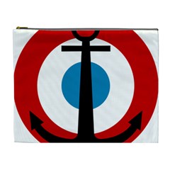 Roundel Of French Naval Aviation Cosmetic Bag (xl) by abbeyz71