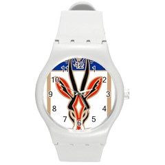 Squadron 21f Insignia Of French Naval Patrol And Maritime Surveillance Aviation Round Plastic Sport Watch (m) by abbeyz71