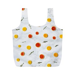 Citrus Thyme Full Print Recycle Bag (m) by WensdaiAmbrose