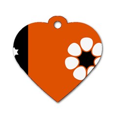 Flag Of Northern Territory Dog Tag Heart (one Side) by abbeyz71