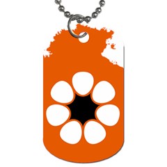 Flag Map Of Northern Territory Dog Tag (one Side) by abbeyz71