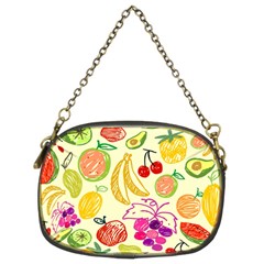 Seamless Pattern Fruit Chain Purse (two Sides) by Mariart