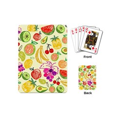 Seamless Pattern Fruit Playing Cards (mini)
