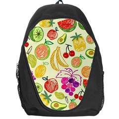 Seamless Pattern Fruit Backpack Bag