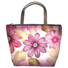 Star Flower Bucket Bag by Mariart