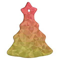 Triangle Polygon Christmas Tree Ornament (two Sides) by Alisyart