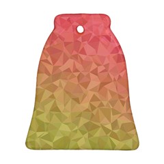 Triangle Polygon Bell Ornament (two Sides)