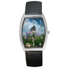 Cute Little Fairy Barrel Style Metal Watch by FantasyWorld7