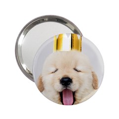 Royal Puppy Yawns 2 25  Handbag Mirrors by WensdaiAmbrose