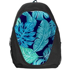 Tropical Greens Leaves Banana Backpack Bag