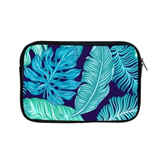 Tropical Greens Leaves Banana Apple Ipad Mini Zipper Cases