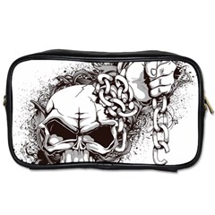 Skull And Crossbones Toiletries Bag (one Side)