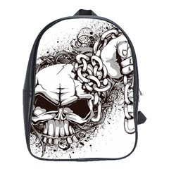 Skull And Crossbones School Bag (xl) by Alisyart