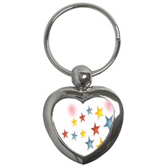 Star Rainbow Key Chains (heart) 