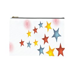 Star Rainbow Cosmetic Bag (large)