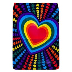 Rainbow Pop Heart Removable Flap Cover (s) by WensdaiAmbrose