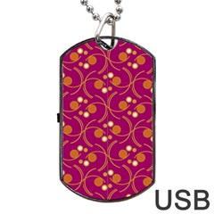 Pattern Wallpaper Seamless Abstract Dog Tag Usb Flash (two Sides)