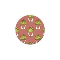 Cactus Pattern Background Texture Golf Ball Marker (10 Pack) by Pakrebo