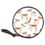 Seamless Deer Pattern Design Classic 20-CD Wallets Front