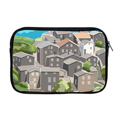 Village Place Portugal Landscape Apple Macbook Pro 17  Zipper Case by Pakrebo