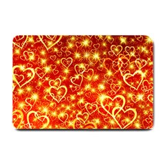 Pattern Valentine Heart Love Small Doormat 