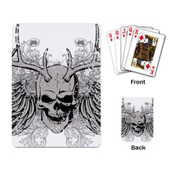 Skull Vector Playing Cards Single Design by Alisyart