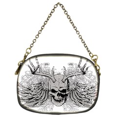 Skull Vector Chain Purse (two Sides)