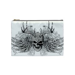 Skull Vector Cosmetic Bag (medium) by Alisyart